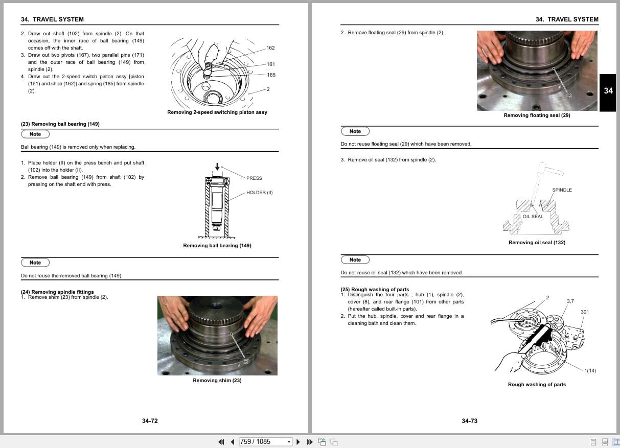 New Holland Excavator E135BSR ROPS Tier III Service Manual 84396007A (2)