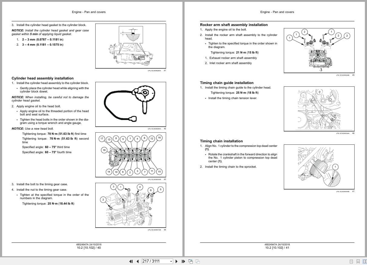 New Holland Excavator E145C EVO Service Manual 48024947A (2)