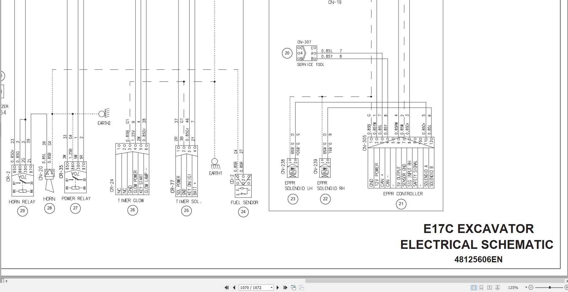 New Holland Excavator E17C Service Manual 48127424 (3)