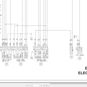 New Holland Excavator E18C Hydraulic Schematic 48145653EN (1)