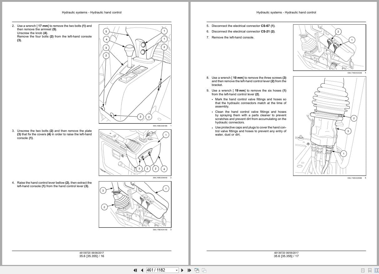 New Holland Excavator E18C Service Manual 48139720 (2)