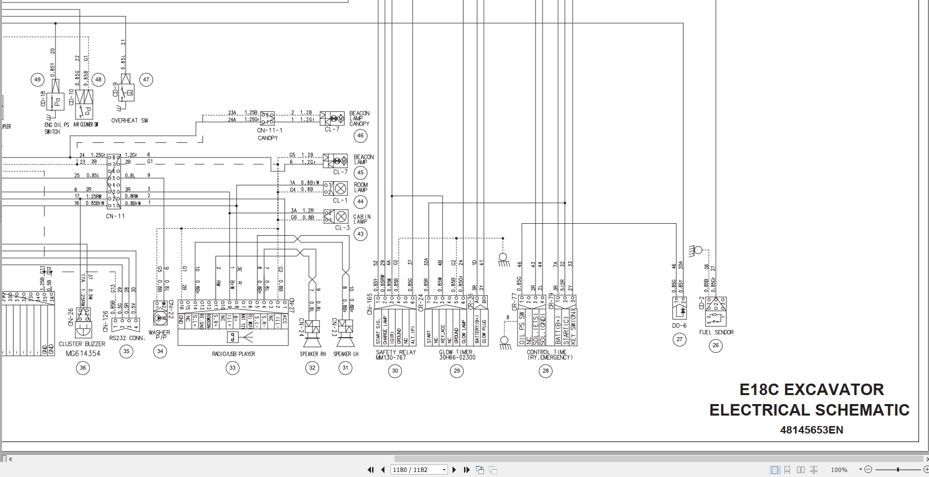 New Holland Excavator E18C Service Manual 48139720 (3)