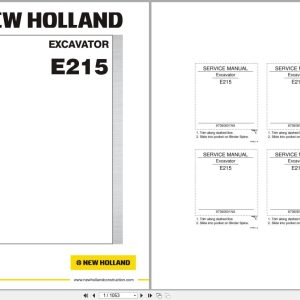 New Holland Excavator E215 Service Manual 87360601NA (1)
