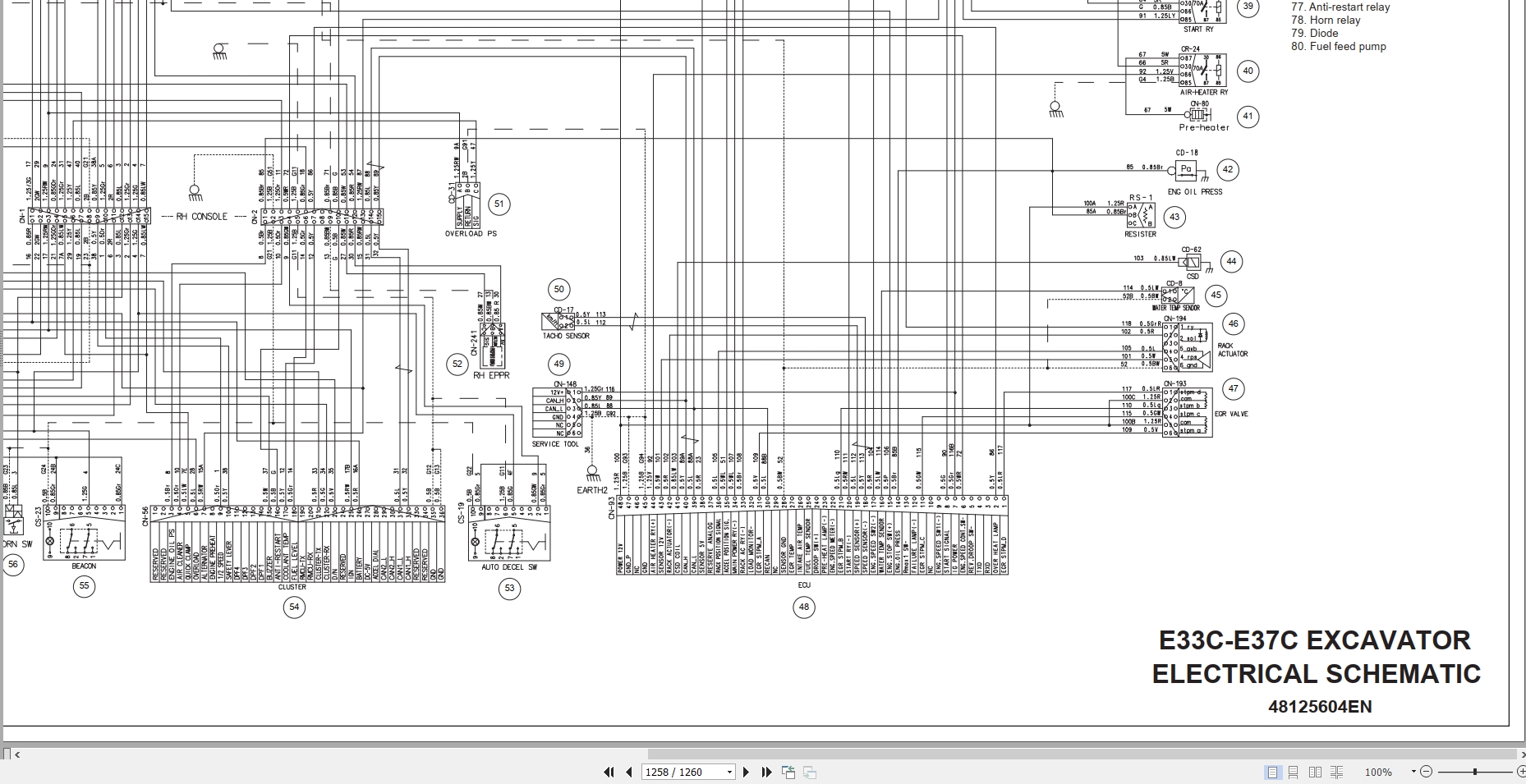 New Holland Excavator E33C Service Manual 48139694 (3)