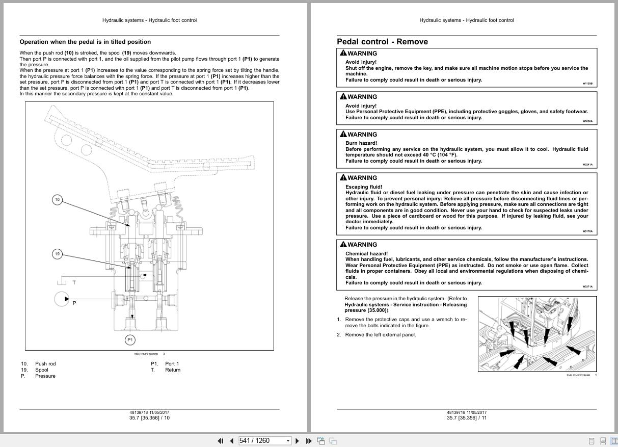 New Holland Excavator E33C Service Manual 48139718 (2)