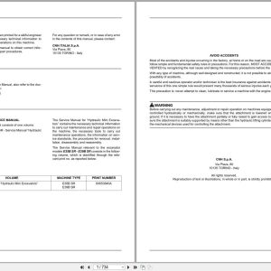 New Holland Excavator E35BSR E39BSR Service Manual 84553640A (1)