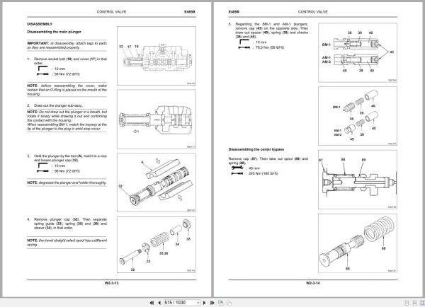 New Holland Excavator E485B Workshop Manual 87475986A (2)