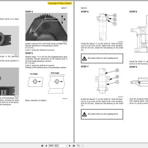 New Holland Excavator E805 Workshop Manual 60413445 (2)