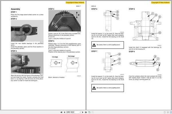 New Holland Excavator E805 Workshop Manual 60413445 (2)
