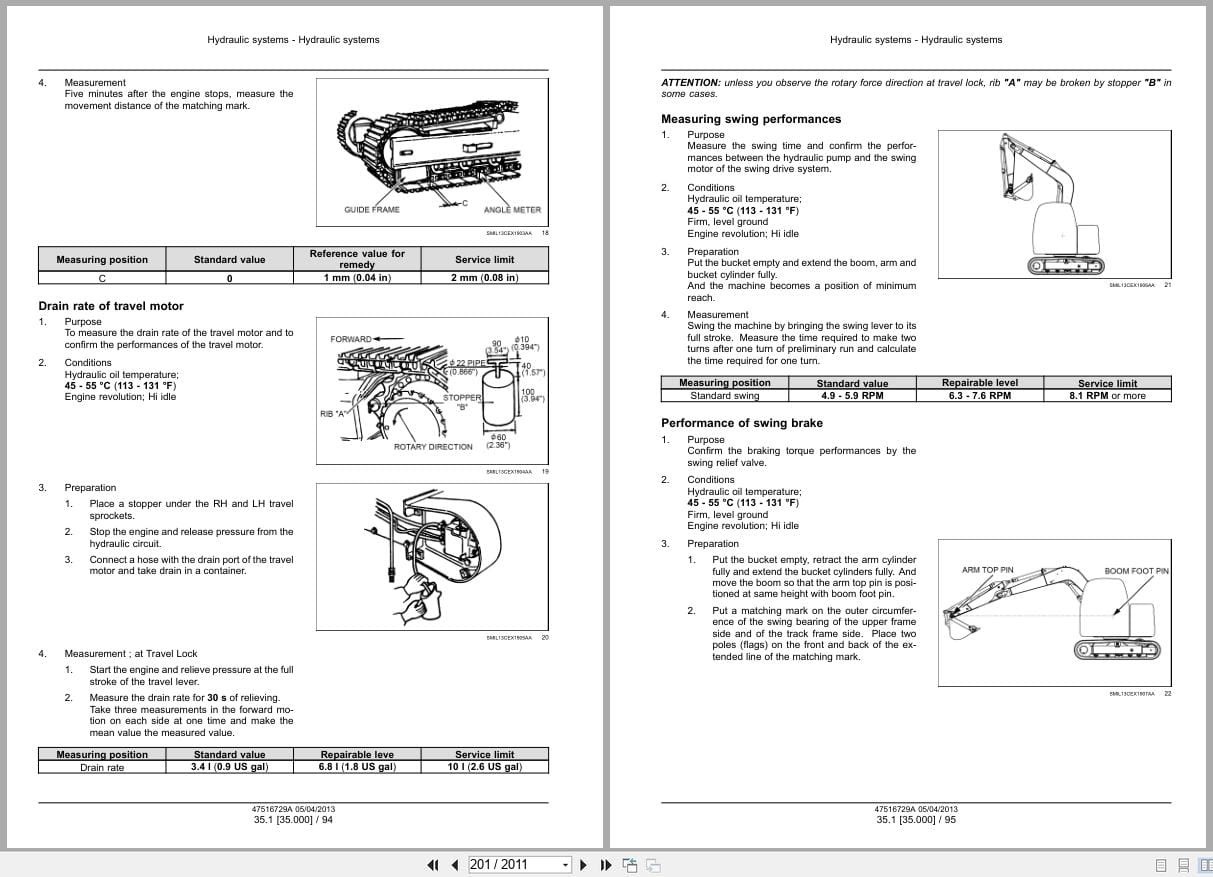 New Holland Excavator E85CMSR Service Manual 47516729A (2)