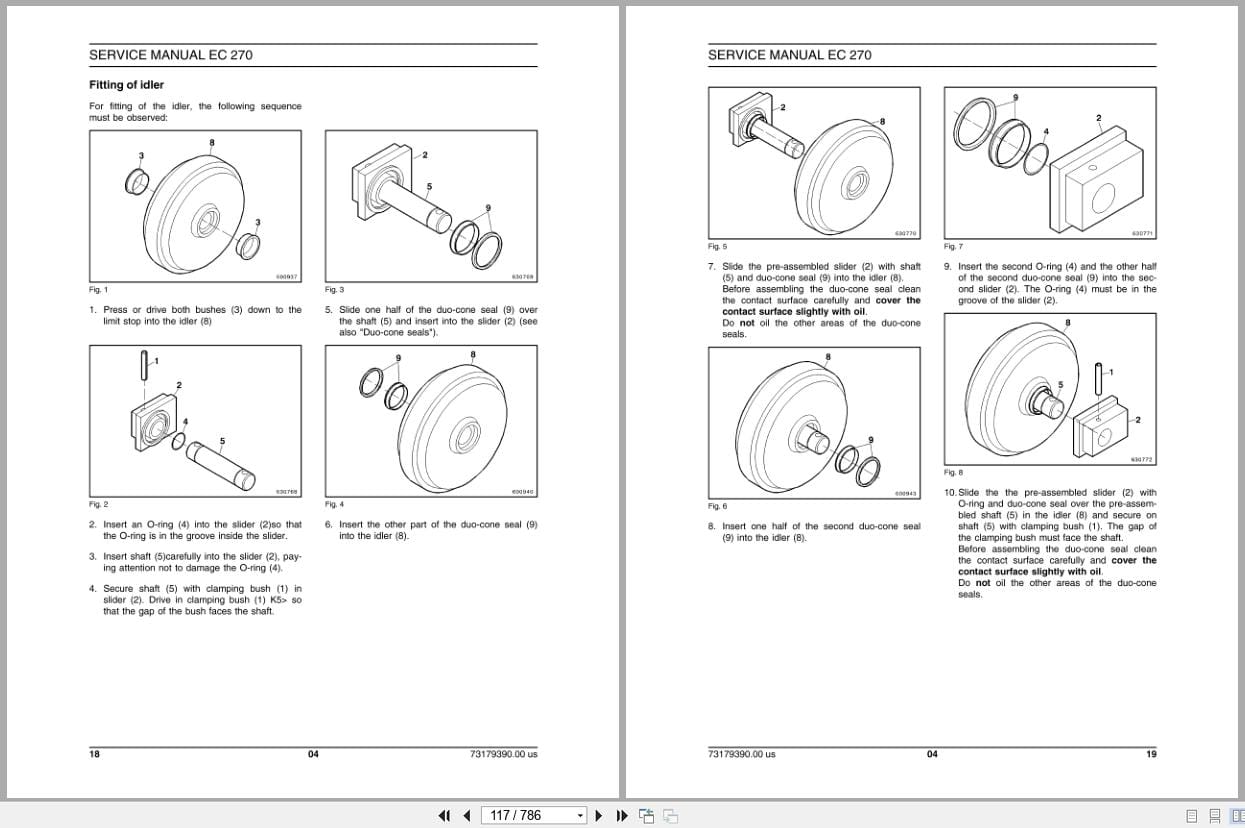 New Holland Excavator EC270 Service Manual 73179390 (2)