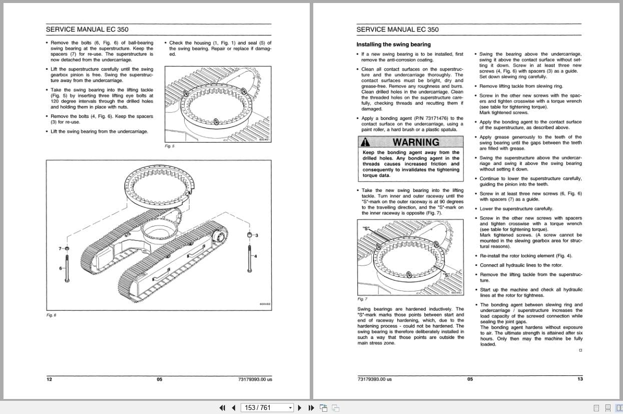 New Holland Excavator EC350 Service Manual 73179393 (2)