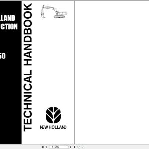 New Holland Excavator EC450 Technical Handbook 73179399 (1)