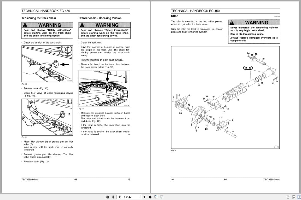 New Holland Excavator EC450 Technical Handbook 73179399 (2)