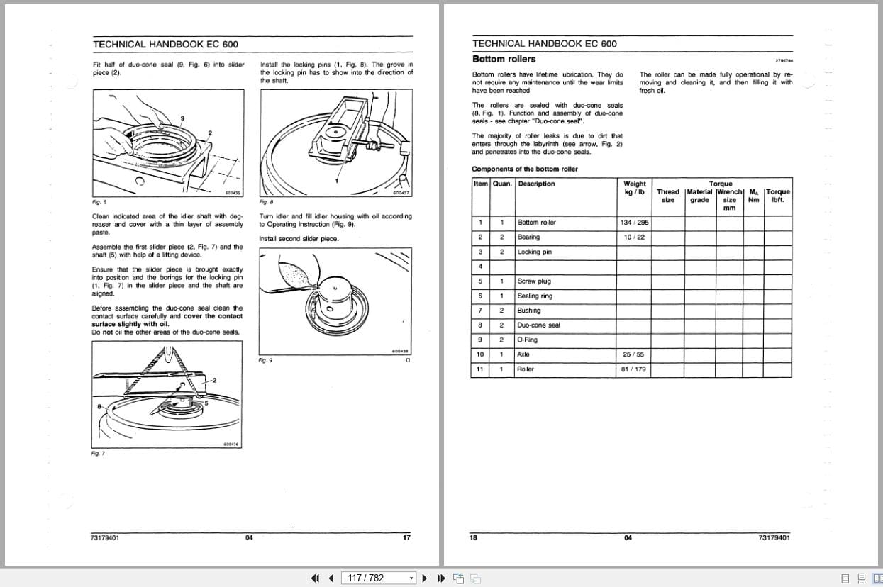 New Holland Excavator EC600 Service Manual 73179401 (2)