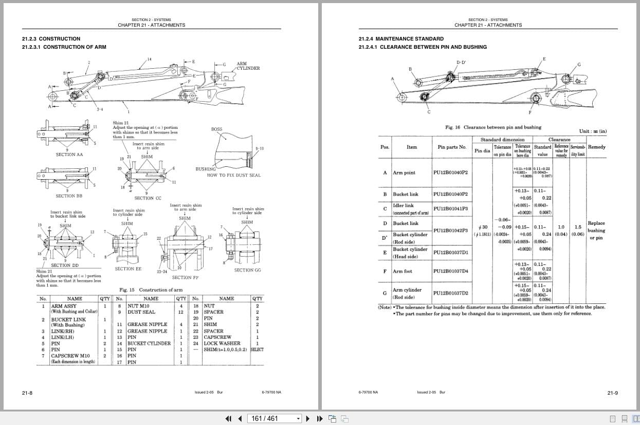 New Holland Excavator EH15 Service Manual 6 79880NA (2)