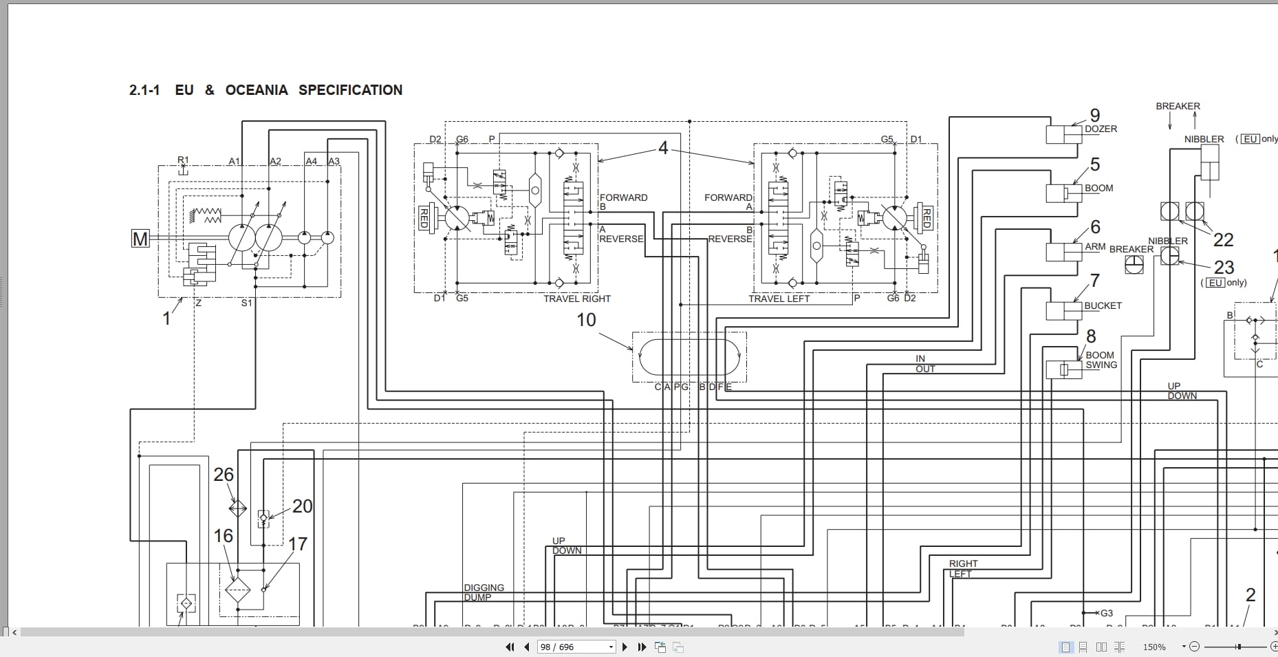 New Holland Excavator EH45 Service Manual 6 75750NA (3)
