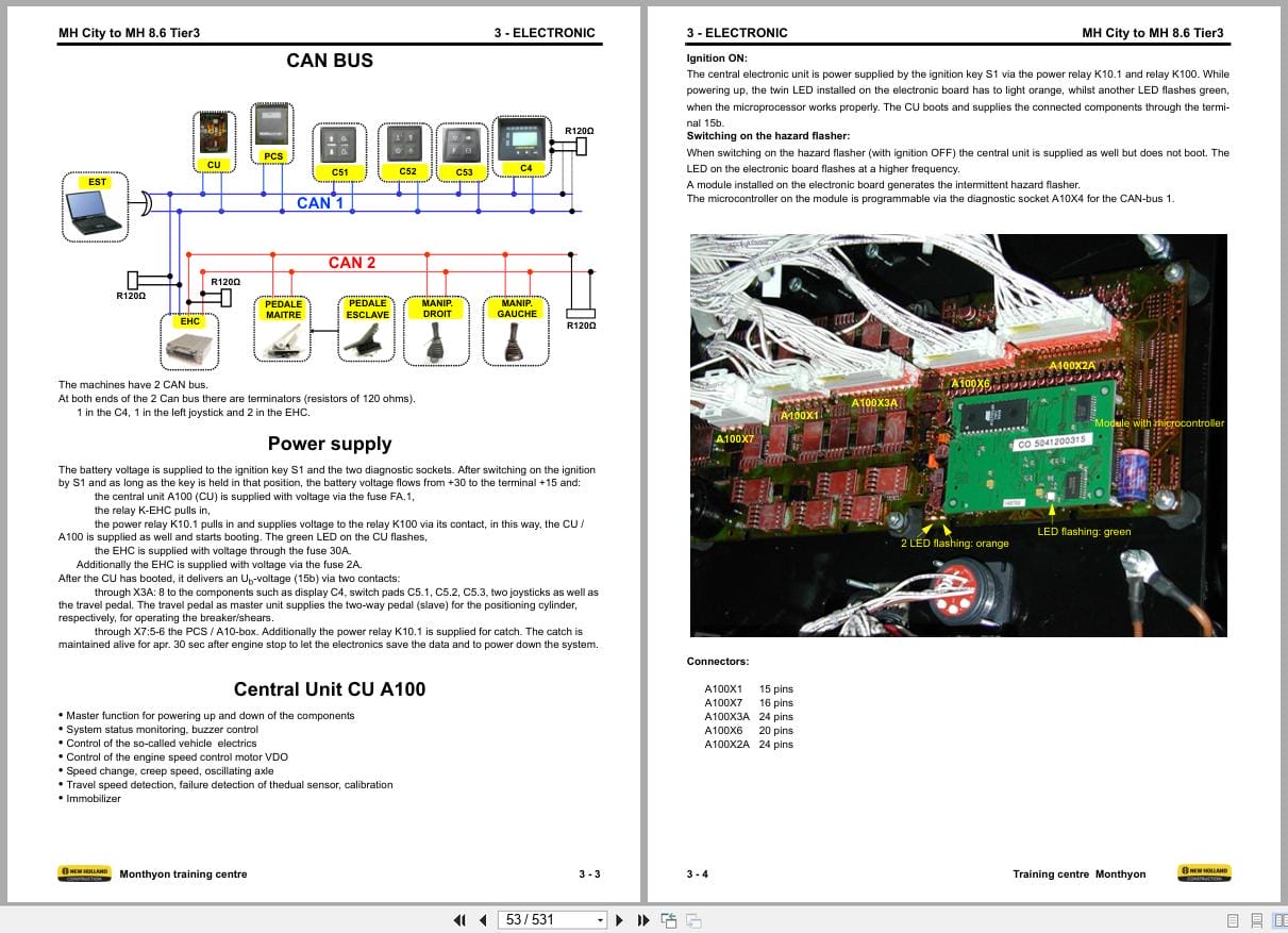 New Holland Excavator MH City to MH 8.6 Tier 3 Training Manual (2)