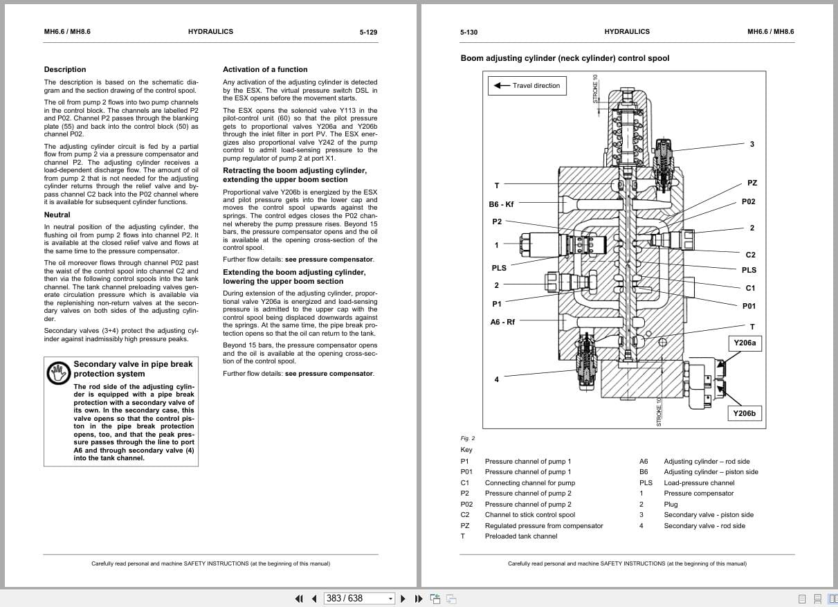New Holland Excavator MH6.6 MH8.6 Workshop Manual 60413562 (2)
