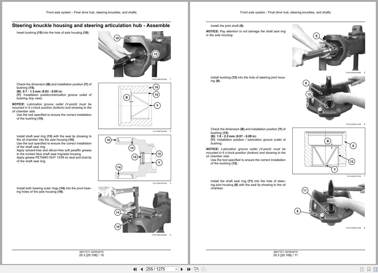 New Holland Excavator WE170B WE190B Service Manual 48017211 (2)