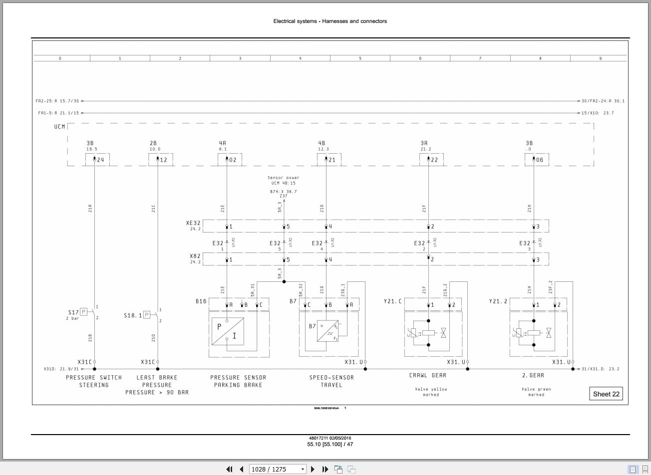 New Holland Excavator WE170B WE190B Service Manual 48017211 (3)