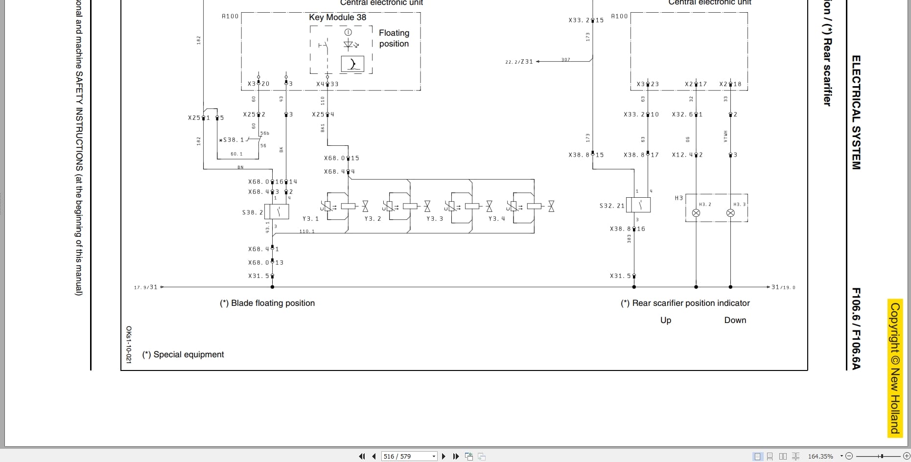 New Holland Grader F106.6 F106.6A Workshop Manual 60413567 (4)