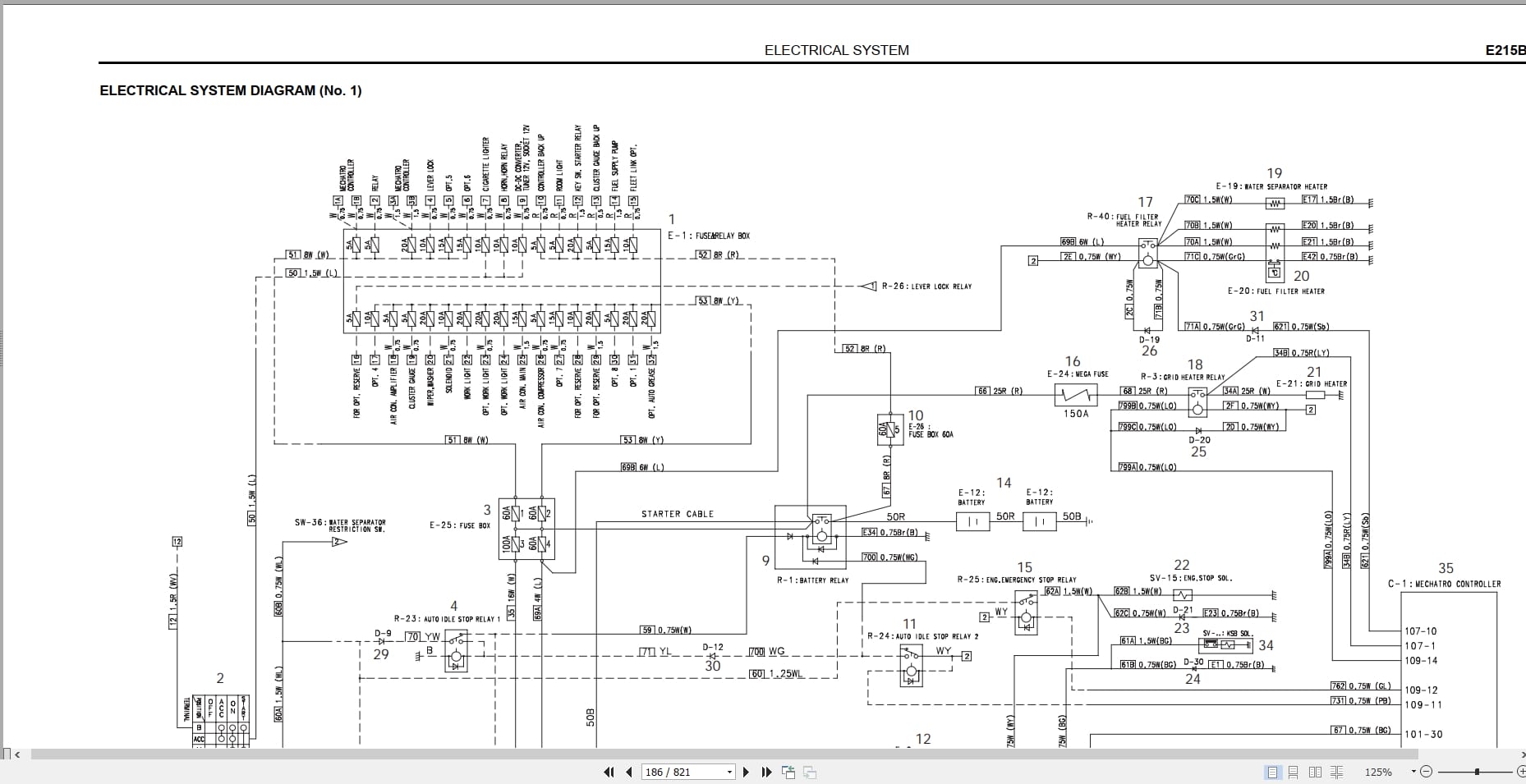 New Holland Hydraulic Excavator E215B E245B Workshop Manual 87677762A (4)