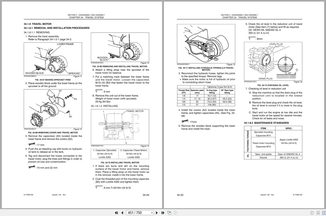 New Holland Hydraulic Excavator EH27.B Shop Manual 6 78080NA (2)