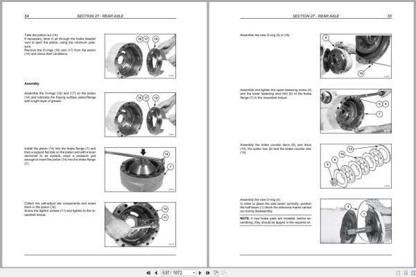 New Holland Loader Backhoe B110 B115 Tier 3 Repair Manual 87643850Na (2)