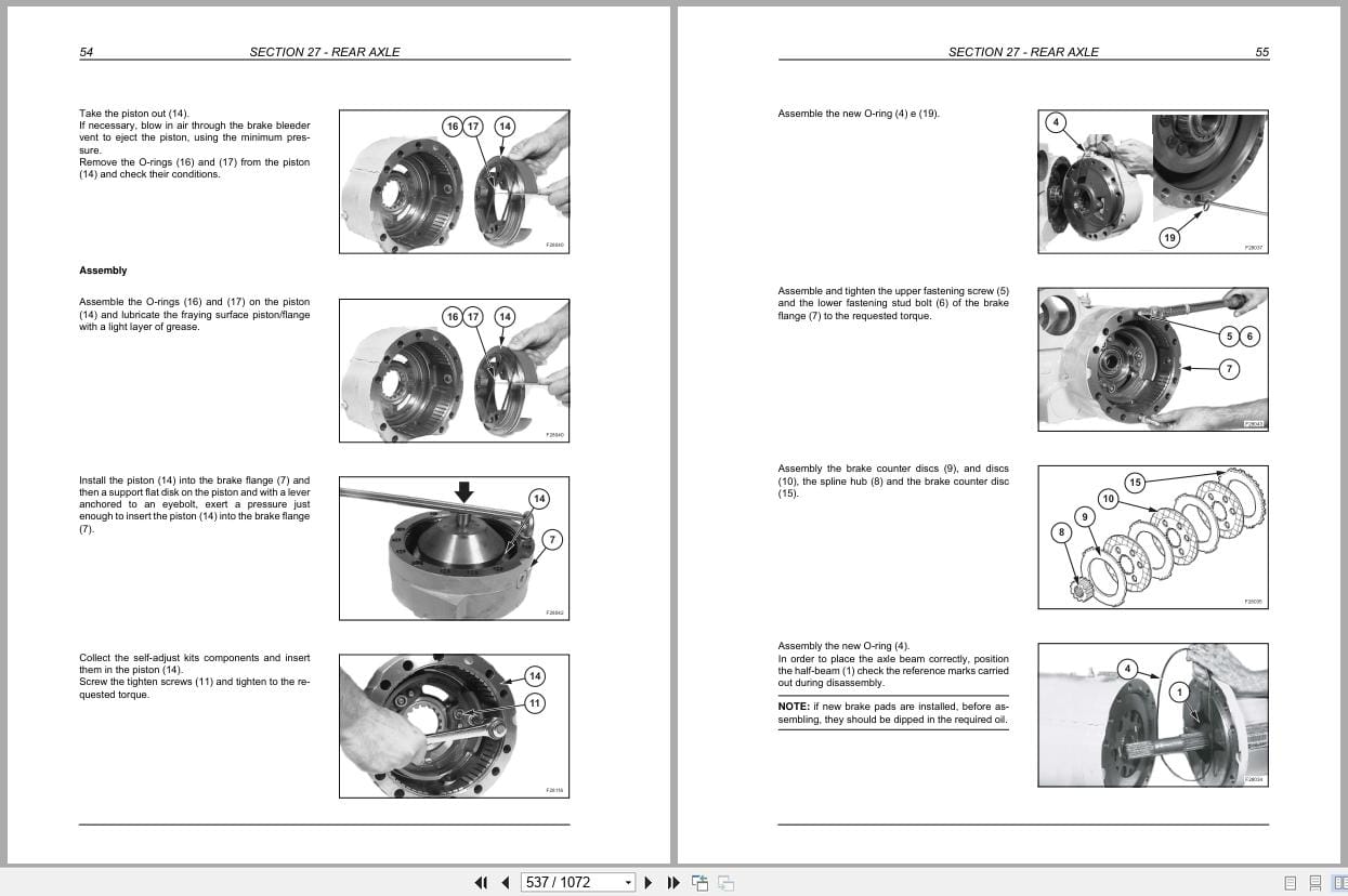 New Holland Loader Backhoe B110 B115 Tier 3 Repair Manual 87643850NA (2)