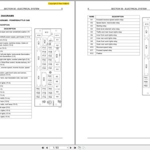 New Holland Loader Backhoe LB110.B Electrical Schematic (1)