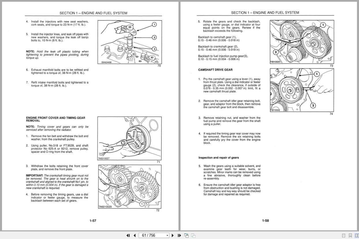 New Holland Loader Backhoe LB115 Repair Manual 86584406 (2)