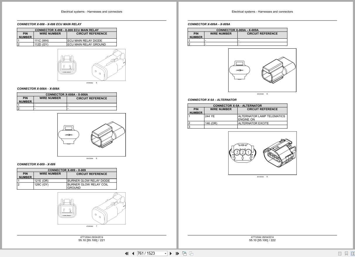 New Holland Loader L213 L216 Tier 4B Service Manual 47712044 (2)