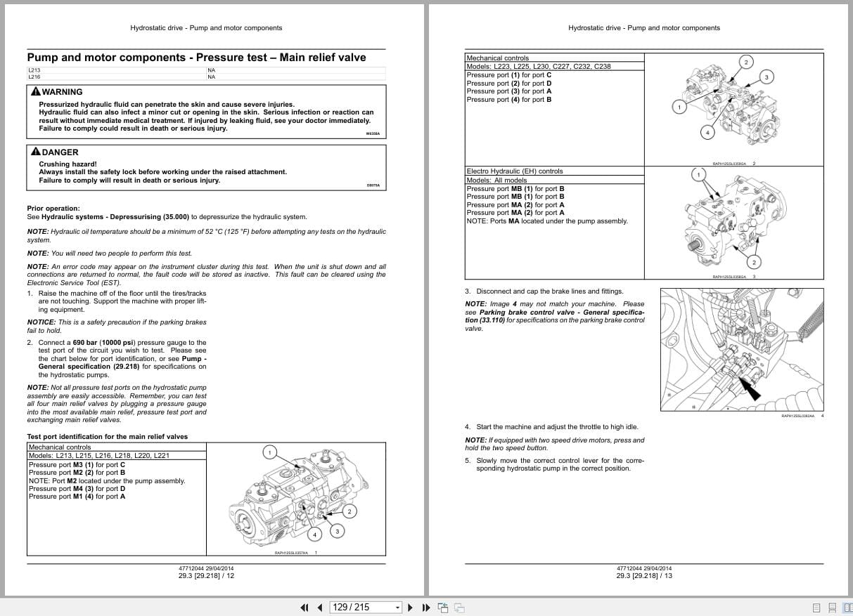 New Holland Loader L213 L216 Tier 4B Service Manual 47720730 (2)
