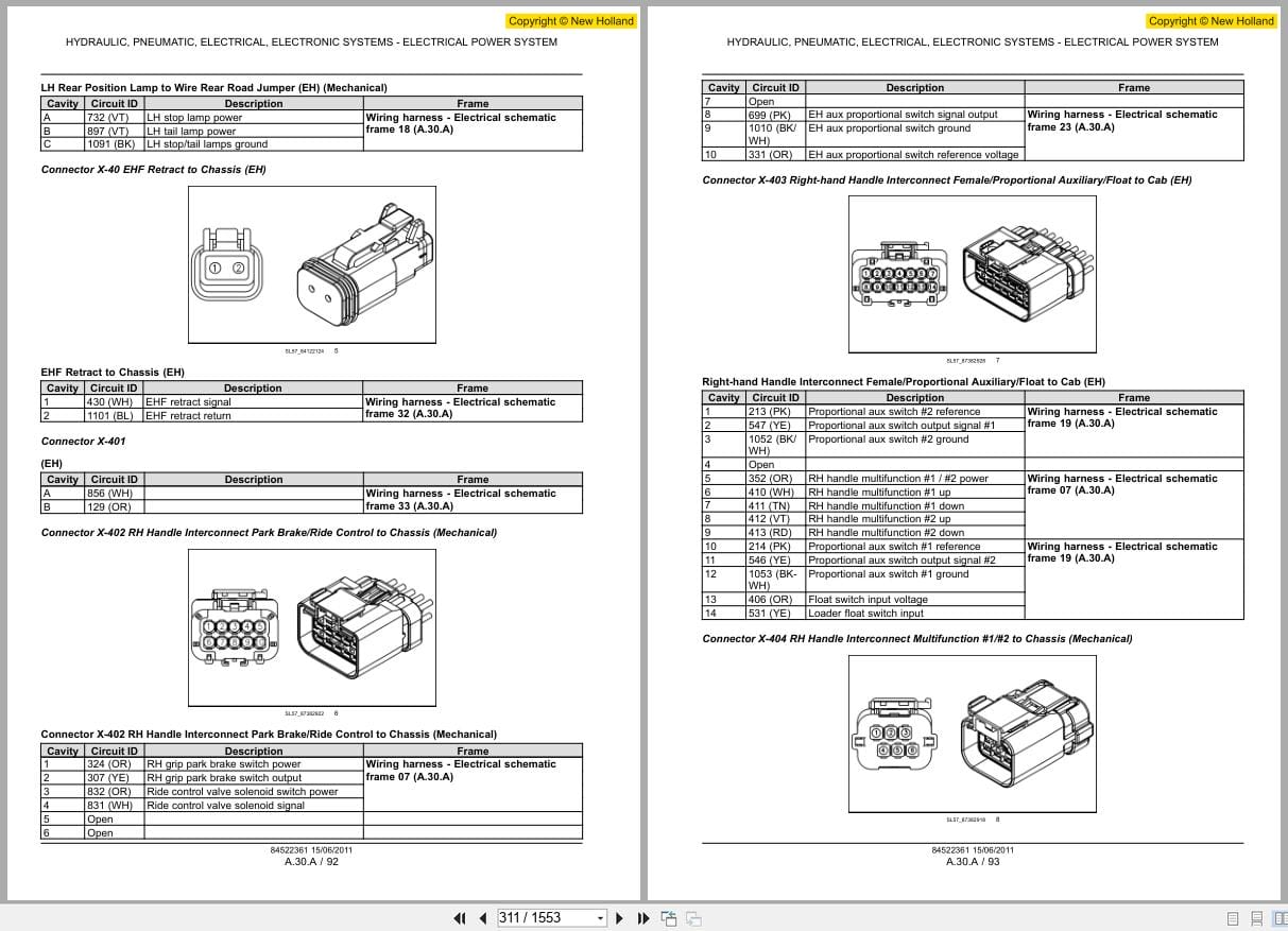 New Holland Loader L213 to C238 Service Manual 423379012 (2)