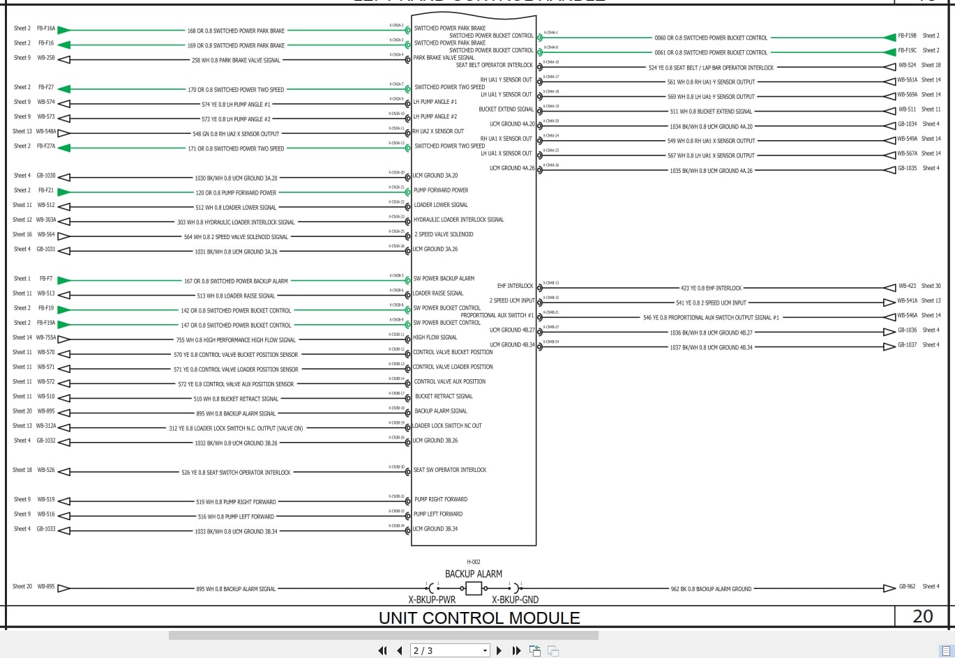 New Holland Loader L218 L220 ISM Tier 4 EH Electrical Schematic RAC47547375 (2)