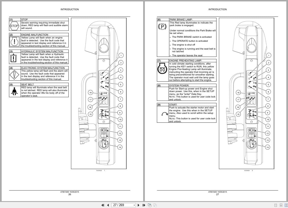 New Holland Loader L218 L220 Tier 4B Service Manual 47888410 (2)