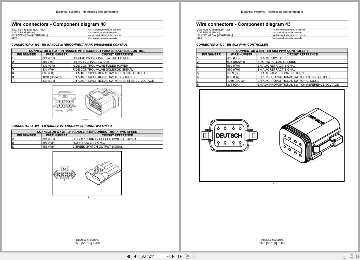 New Holland Loader L221 to C232 Tier 4B Service Manual 47888423 (2)