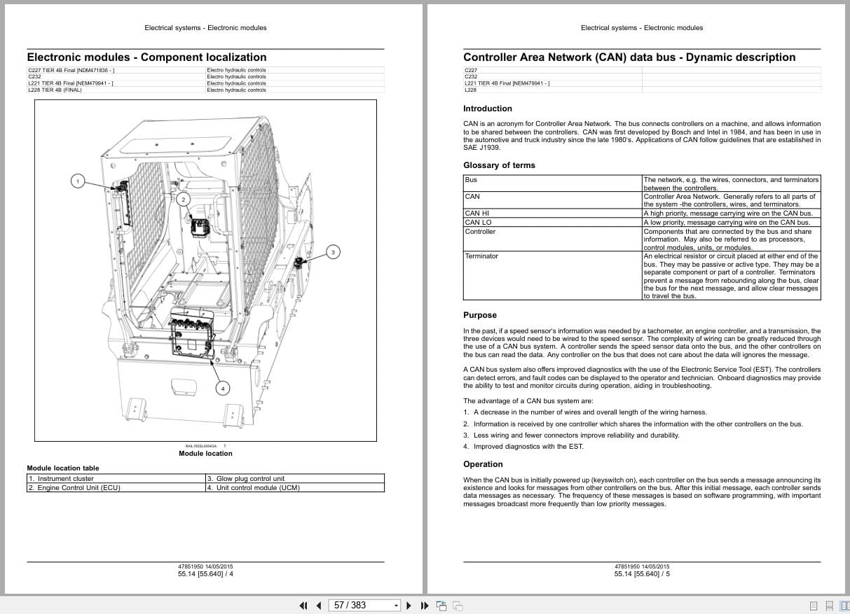 New Holland Loader L221 to C232 Tier 4B Service Manual 47888424 (2)