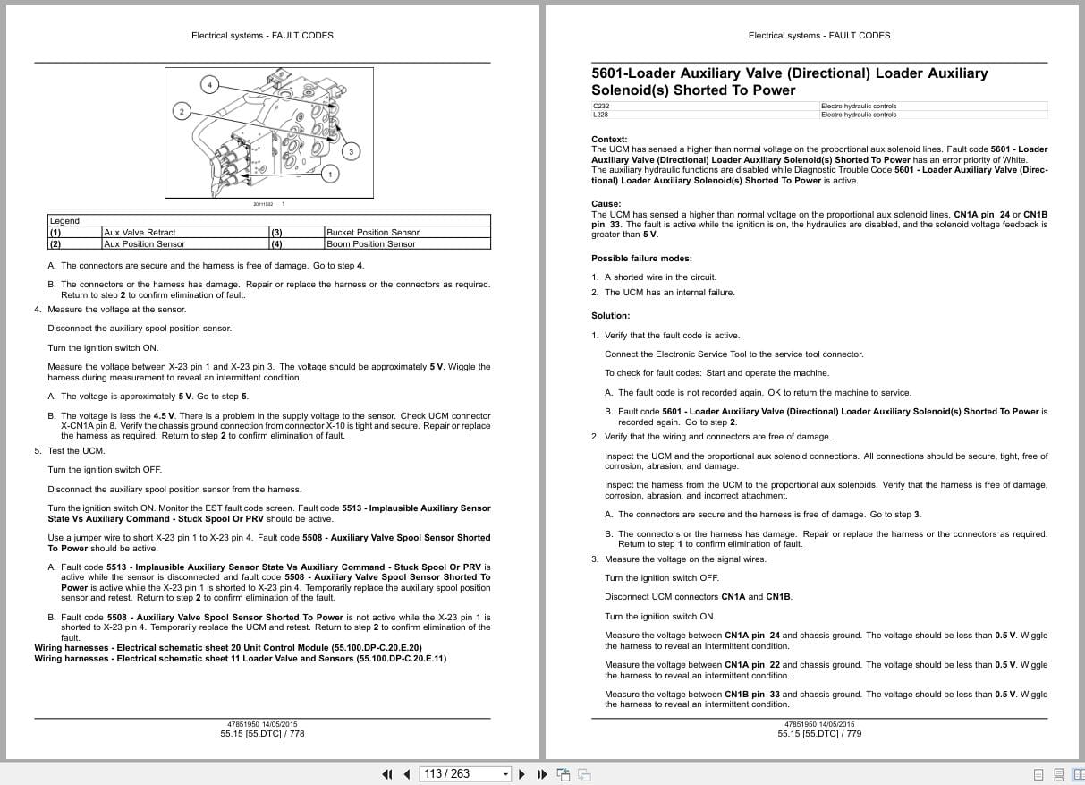 New Holland Loader L221 to C232 Tier 4B Service Manual 47888426 (2)