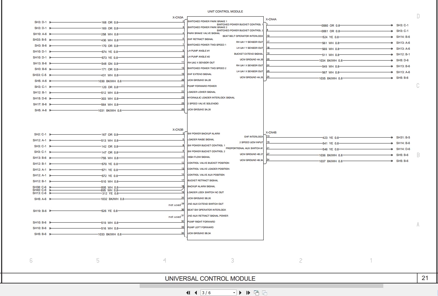 New Holland Loader L221 to C237 Tier 4B Electrical Schematic RAC48144048 (2)