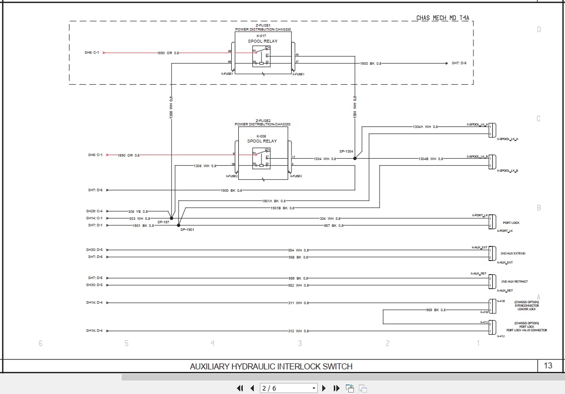 New Holland Loader L221 to C237 Tier 4B Electrical Schematic RAC48144049 (2)