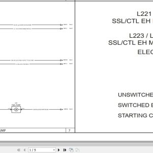 New Holland Loader L221 to C238 Electrical Schematic RAC47886264 (1)