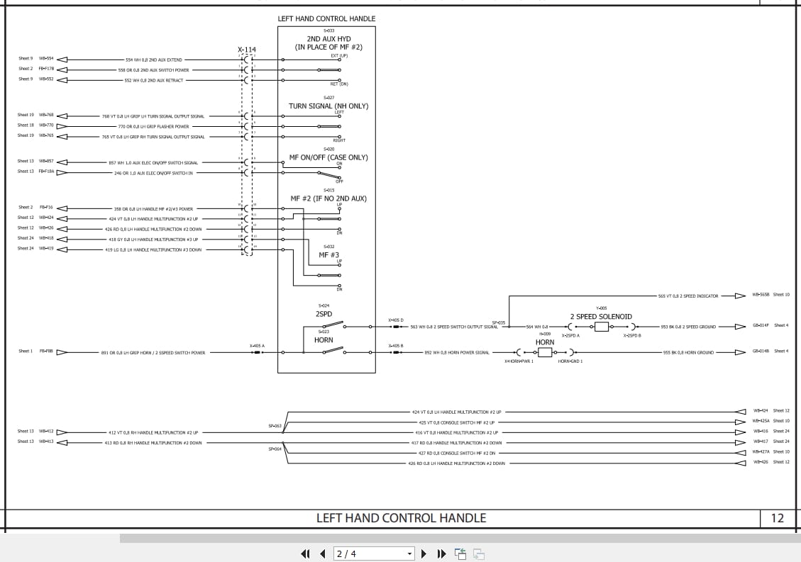 New Holland Loader L221 to C238 Electrical Schematic RAC47886270 (2)