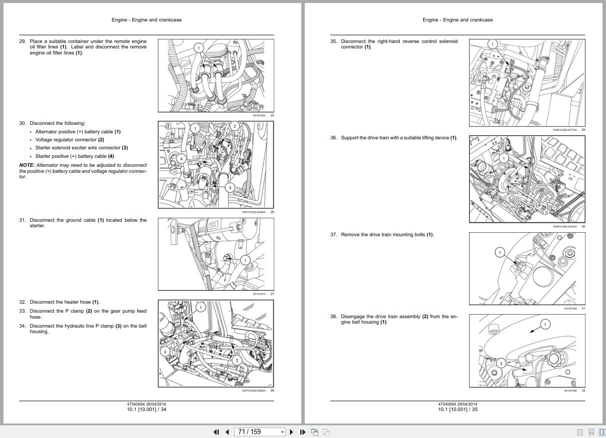 New Holland Loader L223 to C238 Tier 4A Service Manual 47720767 (2)