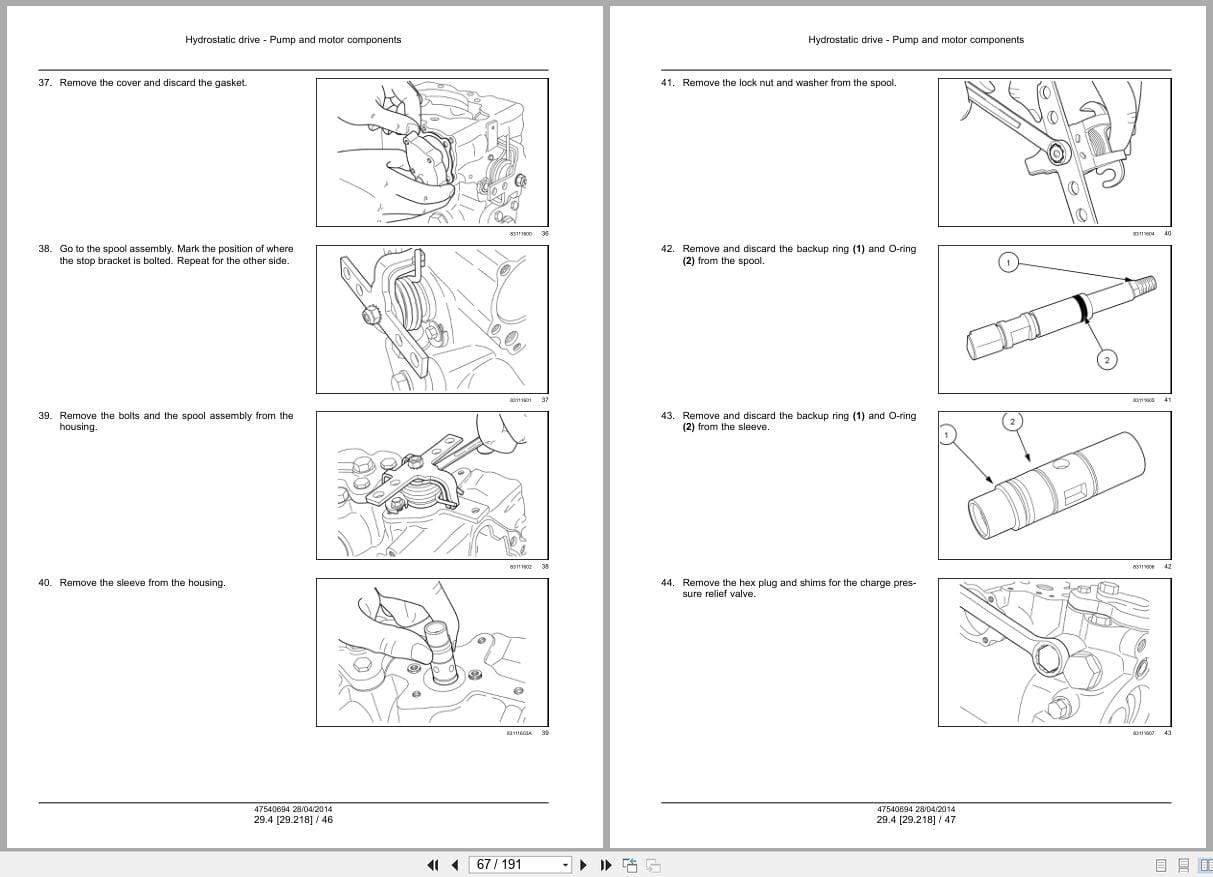 New Holland Loader L223 to C238 Tier 4A Service Manual 47720768 (2)