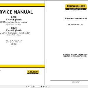 New Holland Loader L230 C238 Tier 4B Service Manual 47899781 (1)