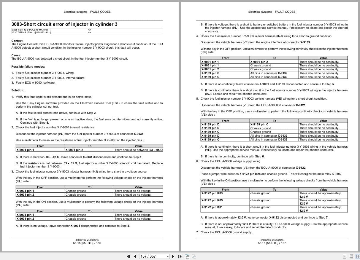 New Holland Loader L230 C238 Tier 4B Service Manual 47899781 (2)