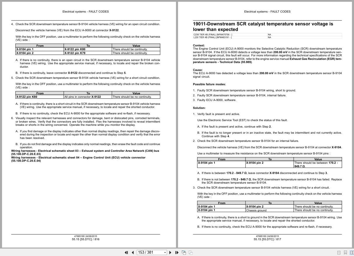 New Holland Loader L230 C238 Tier 4B Service Manual 47899783 (2)
