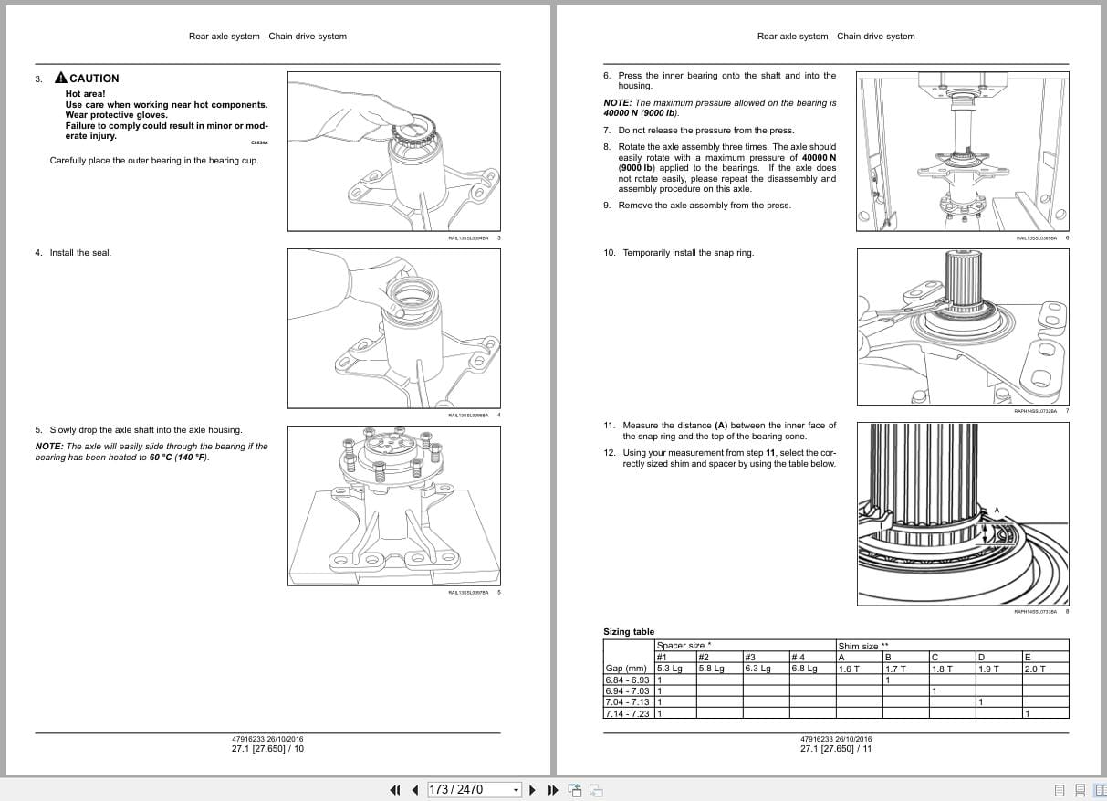 New Holland Loader L234 C238 Tier 4B Service Manual 47916233 (2)